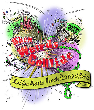 When Weirds Collide a.k.a. Mardi Gras Meets the Minnesota State Fair at Minicon [image]
