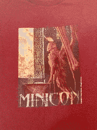 Minicon 43 t-shirt front: God's Demon, art by Wayne Barlowe