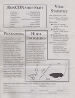 Small image of the Vital Statistics page of the Reinconation 1 progress report 1